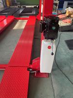 Plateforme élévatrice hydraulique à quatre poteaux pour stationnement double niveau |   Lève-voiture robuste pour garage et stationnement commercial, marque OEM, garantie 18 mois