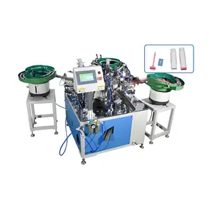 Top supplier mouth wax tube lipstick lid automatic assembly machine assembly production line