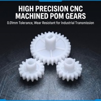 Composants usinés CNC en POM blanc sur mesure, fabrication de pièces en plastique de précision OEM ODM, faible MOQ, prototype rapide