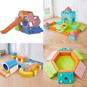 Escalera de escalada suave para Educación Temprana, combinación deslizante para bebés, PISCINA DE BOLAS suaves para interiores, patio de recreo para bebés, entrenamiento sensorial - Product Image 2