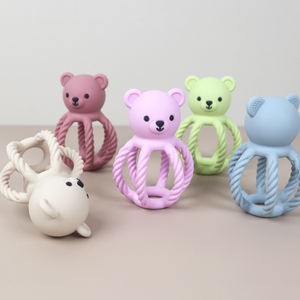 Nuevo Mordedor de Silicona para Bebés, Mordedor de Animales para Niños, Mordedor de Sonajero sin BPA - Product Image 2