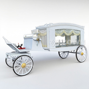 Cercueil funéraire électrique à 4 roues, décoré de fleurs, populaire, avec 4 à 6 sièges, fabriqué à la main, en promotion - Product Image 2