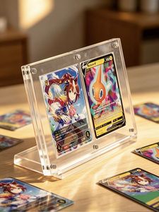 แท่นวางการ์ดแม่เหล็ก Rylic Strong Magnetic Card Brick แบบ 2 ช่อง 3 ช่อง สำหรับการ์ด Pokémon PTCG One Piece Uma <span class=keywords><strong>Musume</strong></span> และการ์ดสะสมอื่นๆ - Product Image 5