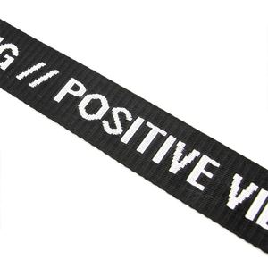 35mm Custom Roll Multicolor Polyester Woven Band Jacquard Nylon <b>Webbing</b> for Handbag Strap - Product Image 1