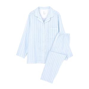 Ensemble <span class=keywords><strong>de</strong></span> pyjama décontracté unisexe en <span class=keywords><strong>gaze</strong></span> <span class=keywords><strong>double</strong></span> couche 100% coton respirant sans couture à manches courtes Mint Man New 50s - Product Image 4