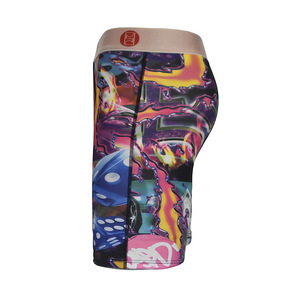 Slip Boxer Uomo Tendenza Euro-Americana Senza Cuciture Traspirante a Vita Media Stampa Digitale Fantasia Mimetica Lavorato a Maglia - Product Image 3