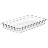 Liyunda Bac Gastronorme Transparent en PC pour Buffet, 1/1 10L 530*325, Conteneur de Stockage en Plastique avec Couvercle Cranté