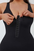 Body sculptant sans couture en nylon, grande taille, à maintien moyen, bretelles larges, effet ventre plat, rehausseur de fesses, invisible, avec maintien de la poitrine