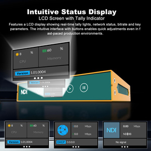 Encodeur et Décodeur NDI 4K <span class=keywords><strong>pour</strong></span> Diffusion en Direct DE21-4K PRO, Conversion Bidirectionnelle NDI vers 4K, Métal - Product Image 5