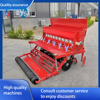 Tracteur agricole pour l'ensemencement du blé et du riz 15-20 HP 40-80mm Profondeur de semis 1800mm Largeur 12 rangs Cultivateur et motoculteur