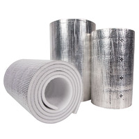 Matériaux isolés par mousse XPE imperméable à l'eau d'épaisseur personnalisée Feuilles et rouleaux d'isolation thermo-réfléchissants flexibles