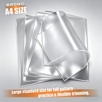 Peau Artificielle Transparente de Haute Qualité en Silicone Souple de Qualité Alimentaire, Format A4, Épaisseur 3mm, pour la Pratique du Tatouage – Idéale pour les Débutants