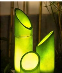 Luces LED 3D personalizadas con forma, material de resina transparente y fibra de vidrio, IP65, para jardín, césped, festivales, Navidad. - Product Image 1