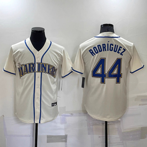 Broderie personnalisée en gros 2026 Seattle Mariners # 24 # 22 Maillot de baseball à manches courtes en maille poly unisexe adulte EU/US - Product Image 5