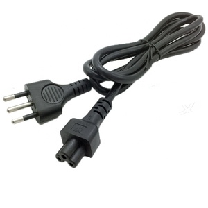 Cuivre personnalisé d'usine 1m 2m 0.75AWG Italie prise cordon d'alimentation 3Pin câble d'alimentation avec connecteur <span class=keywords><strong>IEC</strong></span> C13 <span class=keywords><strong>C5</strong></span> C7 - Product Image 4