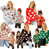 Tenues de Noël Assorties pour la Famille Hiver 2026 – Ensembles de Vêtements Familiaux à Manches Longues et Motifs de Chaussettes de Noël – Pyjamas de Noël pour la Famille