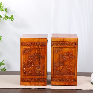 Wooden Pet Urn Rectangle 28.5x15.5x15.5cm Durable <b>Memorial</b> <b>Box</b> For Pet Funeral Supplies - Product Image 2