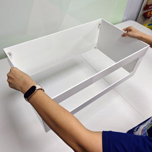 Élégante Housse de Protection pour Réchauds Chafing Dish, Support et Couvercle en Acrylique Blanc Résistant - Product Image 5