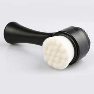 Cepillo de Limpieza Facial 2 en 1 de Silicona Ultra Suave de Doble Cara, Nueva Herramienta Eléctrica de Exfoliación y Limpieza Profunda, Color Negro Industrial - Product Image 6