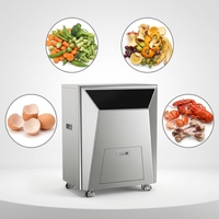 Broyeur de déchets alimentaires pour compostage, 10 kg, taux de réduction de 90 %, machine commerciale pour déchets organiques, idéale pour les hôtels de charme