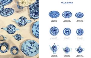 ชุดกาแฟพอร์ซเลนกาน้ำชาเซรามิก1L ความจุขนาดใหญ่หรูหราสำหรับ<span class=keywords><strong>บ้าน</strong></span>และร้านอาหารใช้บริการน้ำชาและกาแฟยามบ่าย - Product Image 5