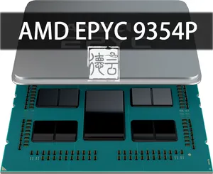 Deyun Originele Server Cpu Voor Amd Epyc 9354P 100-000000805 9004 Servse Processor Lga6096 32 Cores 3.25Ghz Cpu 9354P