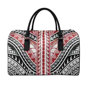 Sac de <span class=keywords><strong>voyage</strong></span> personnalisé pour femmes, valise à main, Logo personnalisable, tissu polyester imprimé, grande valise - Product Image 1