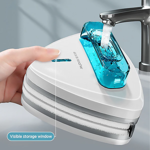 Joybos 5-25mm réglable magnétique <span class=keywords><strong>Double</strong></span> face nettoyeur de vitres <span class=keywords><strong>Double</strong></span> <span class=keywords><strong>vitrage</strong></span> meilleur ensemble sûr avec lame microfibre <span class=keywords><strong>raclette</strong></span> outil - Product Image 3