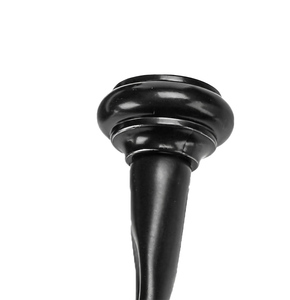 Attaches <span class=keywords><strong>de</strong></span> rideaux modernes en fer robuste à bras courbé, crochets <span class=keywords><strong>de</strong></span> fixation murale pour draperies avec embout décoratif superposé, quincaillerie <span class=keywords><strong>de</strong></span> fenêtre - Product Image 6