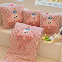 Coussin zippé premium, couverture de lit convertible 2 en 1 pour la chambre à coucher, le bureau, la voiture