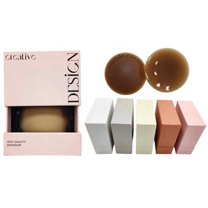 Dünne unsichtbare wasserdichte Frauen BH Gel Kleber wieder verwendbare Silikon Haut Brust Blütenblatt Pasty <span class=keywords><strong>Sticker</strong></span> Pad Nippel Abdeckung - Product Image 1