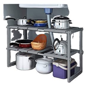 New design folding kitchen cabinet organizer rack storage shelf