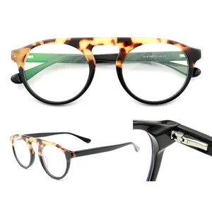 Armações ópticas de acetato de estoque do fabricante da China Óculos de Desenho para leitura e óculos de sol para lentes ópticas