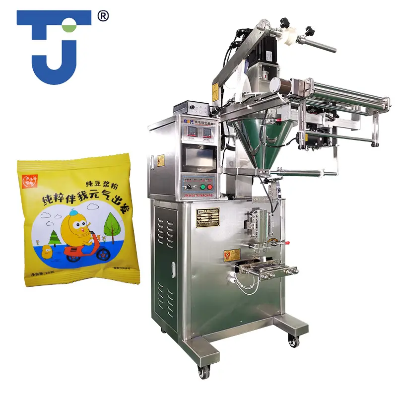 Milk Coffee Soybean Flour Spice Powder Pillow Food Packing Sachet VFFS Vertical Auger Filling Multi-function Packaging Machine