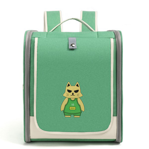 Factory direct supply of new cat and dog bags, portable, breathable, large-capacity double-shoulder pet <b>backpacks</b>. - Product Image 5