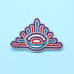 Spilla Personalizzata Grateful Dead per Natale, Distintivi Stampati all'Ingrosso, Spille a Forma di Stella e Ananas, Spilla Smaltata Personalizzabile - Product Image 3