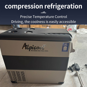 Compresseur de réfrigérateur universel pour voitures et camions, réfrigérateur professionnel 12V/24V avec armoire de voiture 110V - Product Image 2