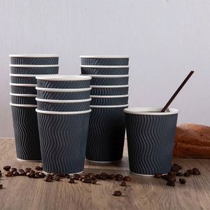 Vintage-Style Single Wall Recyclable Kraft Paper Cups with Ornate Wallpaper Motif for Themed Parties Rustic Cafes Special Events - Product Image 2