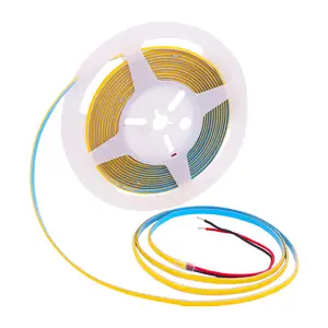 Iluminação interna de alta qualidade 12V 24V 10W CRI90 slim 5mm 320 leds cob luzes de tira LED