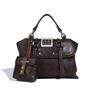 Winter American Retro Handbag <b>Backpack</b> Luxury Simple Medium Waterproof PU Zipper Softback Versatile Fashion Tanjing - Product Image 5