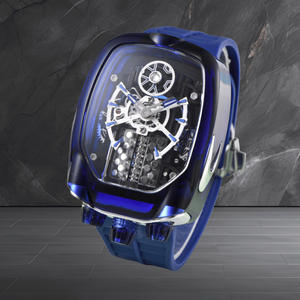 스타일리시 럭셔리 클래식 컷 제이콥 남성용 쿼츠 시계 유니크 와인 배럴 디자인 도매 - Product Image 4