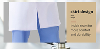 Robes d'infirmière blanches, uniformes personnalisés pour scientifiques et médecins, blouses de laboratoire, uniformes d'hôpital, blouses de travail