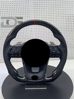 Pour Toyota Hilux Fortuner Camry Land Cruiser Corolla Hiace 86 Mark X Prado 120 Yaris RAV4 GR Volant en fibre de carbone