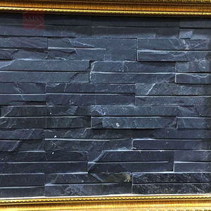 Baldosas de pizarra para suelo de jardín, cubos negros naturales de alta calidad, piedra cultivada - Product Image 3