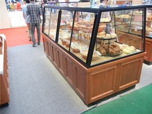 Island Bakery <span class=keywords><strong>Vitrine</strong></span> <span class=keywords><strong>vitrine</strong></span> avec éclairage Plateaux <span class=keywords><strong>en</strong></span> <span class=keywords><strong>pin</strong></span> - Product Image 2