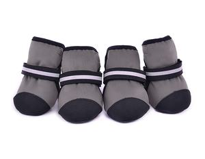 कुत्ते के जूते फैशन ठोस अवकाश जूते नारंगी ग्रे पालतू सामान विरोधी पर्ची कुत्ते मोजे - Product Image 4