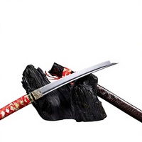 Самурайский меч Tsubamiri 12 дюймов из специальной стали с рукоятью из палисандра, клинок для иайдо, коллекционный предмет, для самообороны