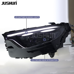 Ensemble de phares LED JUSHUN pour <span class=keywords><strong>Mercedes</strong></span>-Benz 2023-2025 X254 GLC 400 <span class=keywords><strong>350</strong></span> 300 Glc63, design géométrique multibeam, nouveau - Product Image 5