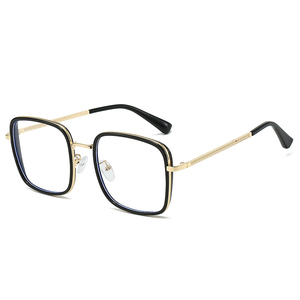 <span class=keywords><strong>2025</strong></span> thời trang TR90 kính quang học vuông trang trí kính Chắp Vá Màu <span class=keywords><strong>Google</strong></span> Khung in chống ánh sáng màu xanh kính - Product Image 5