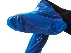 कारखाने कस्टम डिस्पोजेबल जूता कवर करता है thचिकन <span class=keywords><strong>cpe</strong></span> वाटरप्रूफ पैक प्लास्टिक बूट बारिश लंबे जूते कवर - Product Image 2